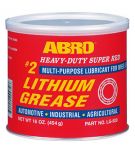 Γράσσα θερμοκρασίας ABRO Super Red Lithium Grease 1LB (454gr)