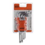 Set Torx με τρύπα μακρυά ALYCO ORANGE T9-T55 9τεμ. 170615