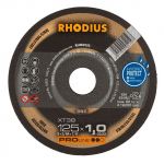 Δίσκοι κοπής RHODIUS XT38 Φ125x1.0 inox