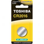 Μπαταρίες TOSHIBA CR2016 1τεμ.