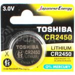 Μπαταρίες TOSHIBA CR2450 1τεμ.